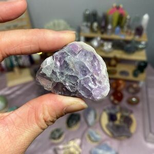 SUGAR COATED DRUZY PURPLE FLUORITE SPECIMEN CRYSTAL